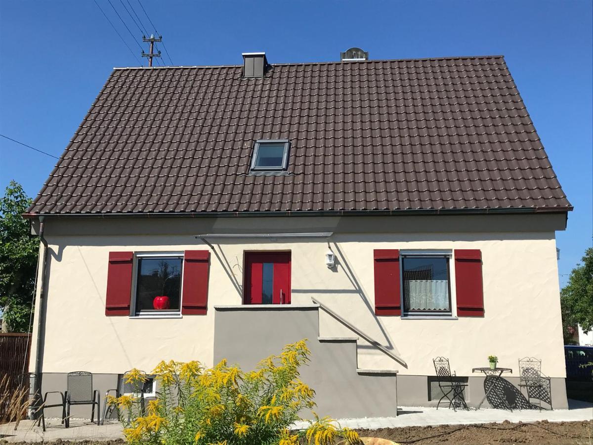 Ferienhaus Bei Lauingen, Mit Sauna Und Gartenlounge Veitriedhausen 外观 照片